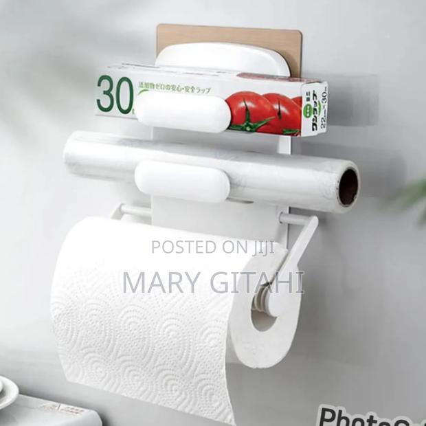 3in1 Multifunctional Plastic Wall Mounted Cling Foil Holder