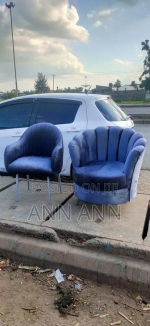 2 Salon Chairs Grey in Colour - main view