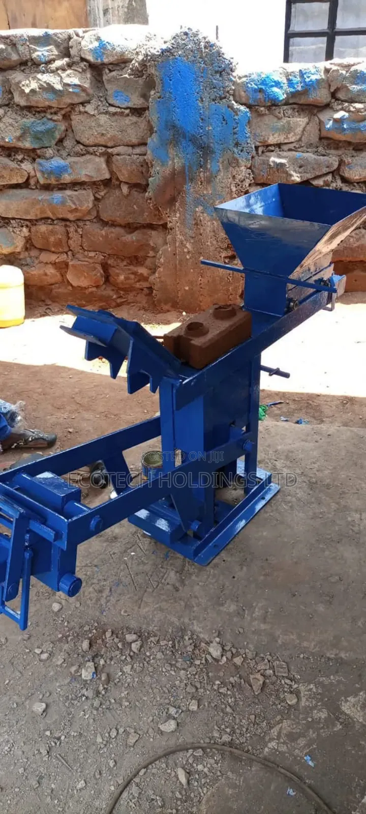 2 Wide Hallow Makiga Interlocking Block Making Machine