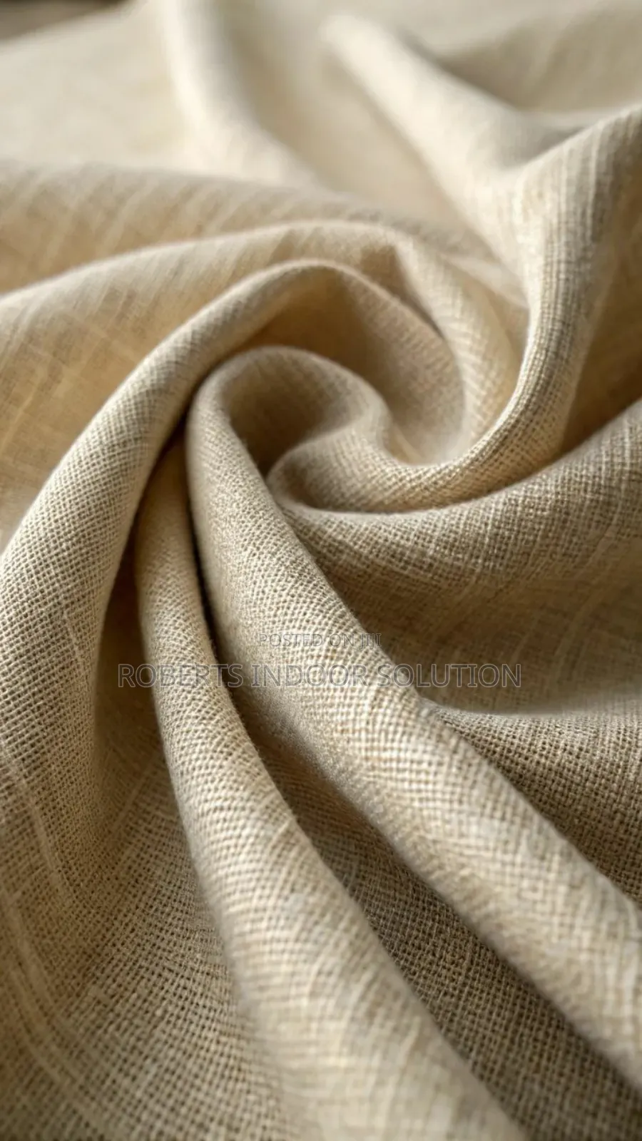 Let the Soft Light Filter Through This Linen Curtains