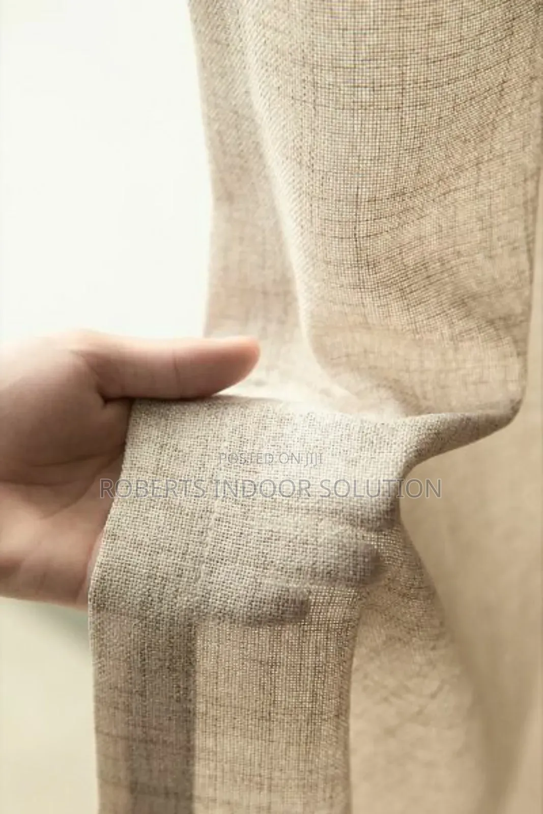 Let the Soft Light Filter Through This Linen Curtains