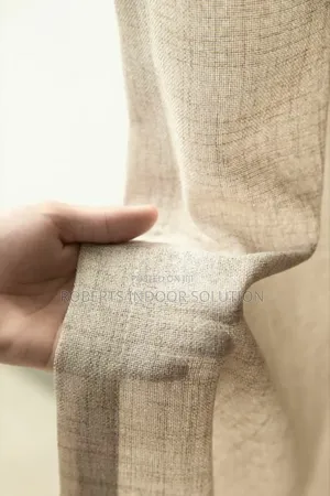 Let the Soft Light Filter Through This Linen Curtains
