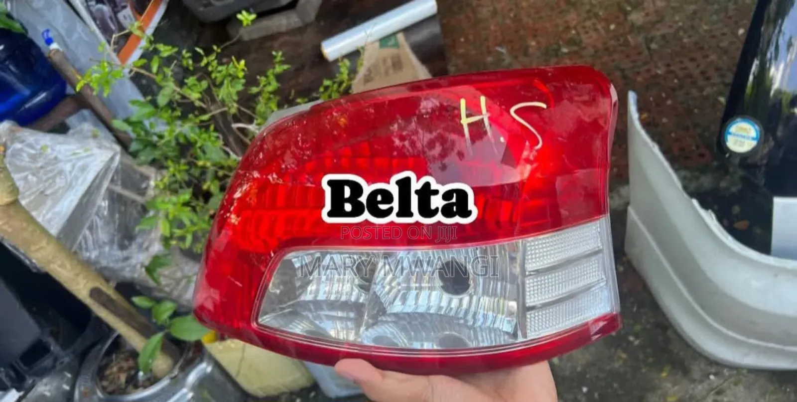 Toyota Belta Taillight/Backlight