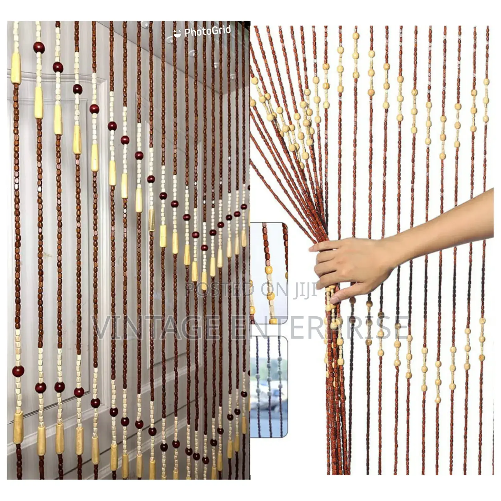 Wooden Beads Salon Curtain