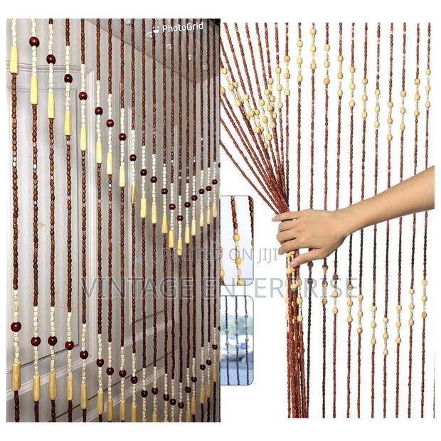 Wooden Beads Salon Curtain