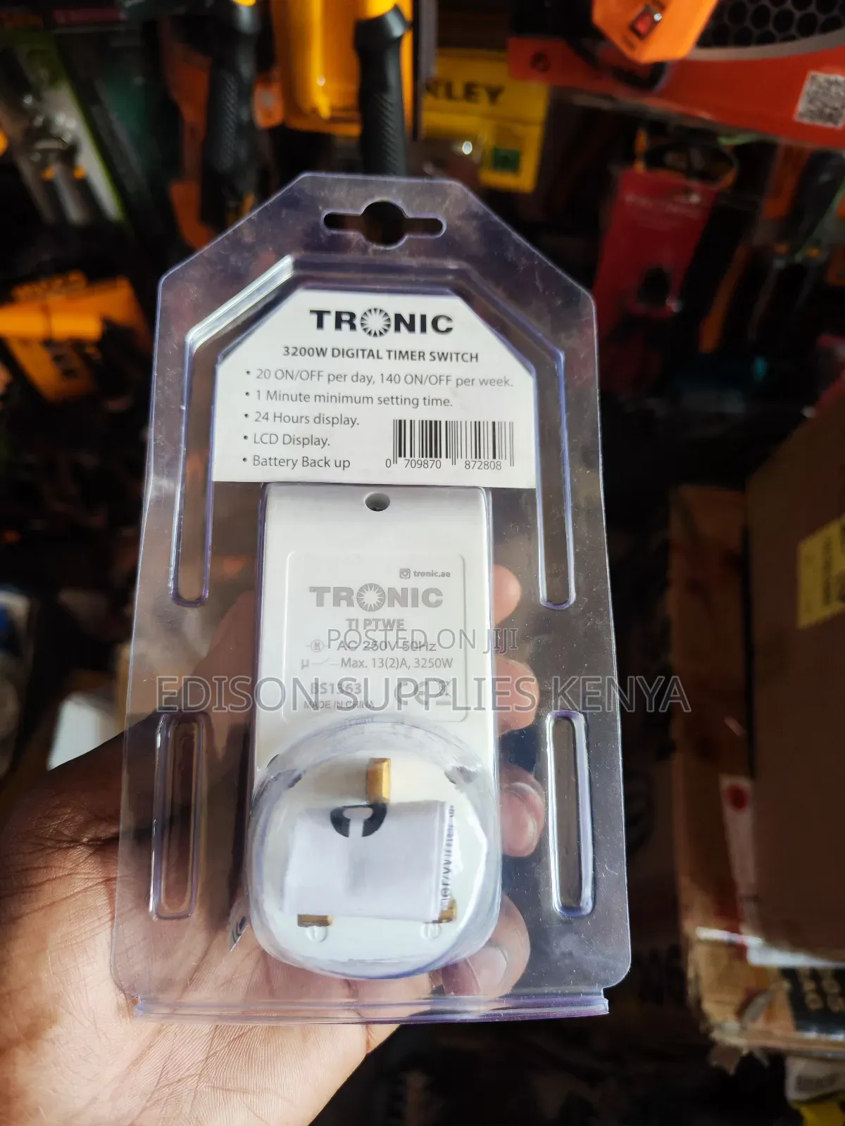 Tronic Digital Timer Socket 3200 Watts Timer Socket Switch