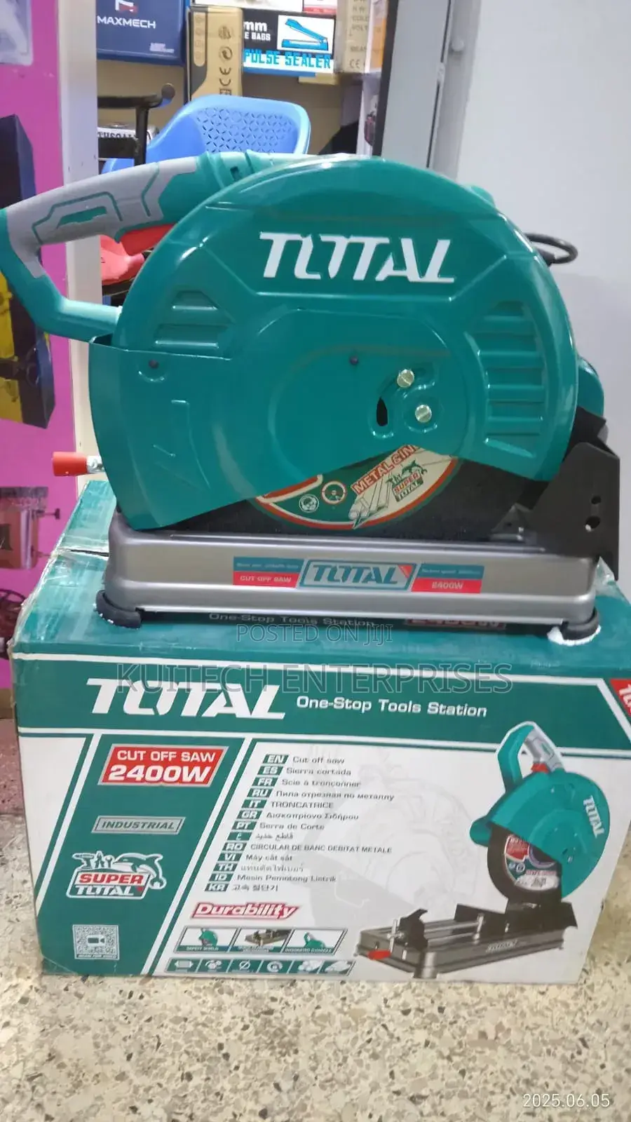 Total Electric Cut Off Saw Machine 2400w
