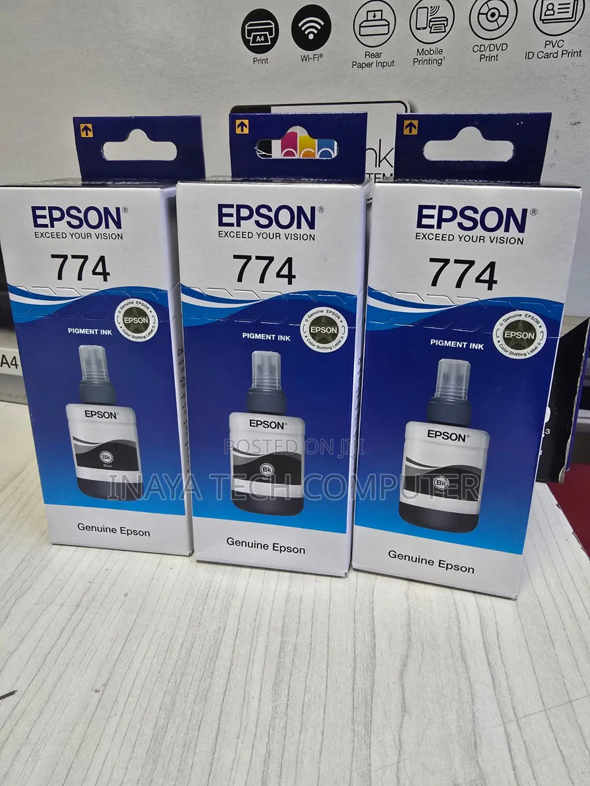 Epson Ecotank 774 Ink Black