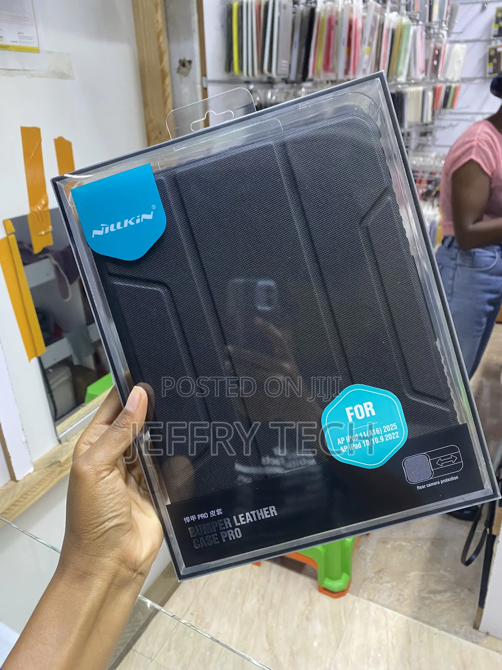 Grip Nillkin iPad A16 (11th Gen) 10.9,Bumper Leather Cover