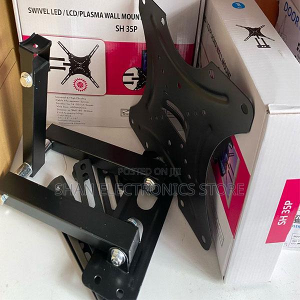 Tv Stand 14′′-55′′ Steel Material Fixed – Swivel Solid Wall - main view