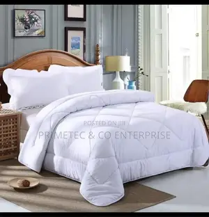 White Binded Duvet Set