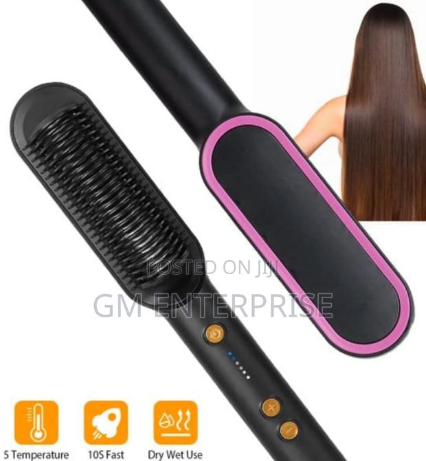 Electric Hair Straightener Comb