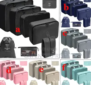 8pcs Luggage Travel Organizers