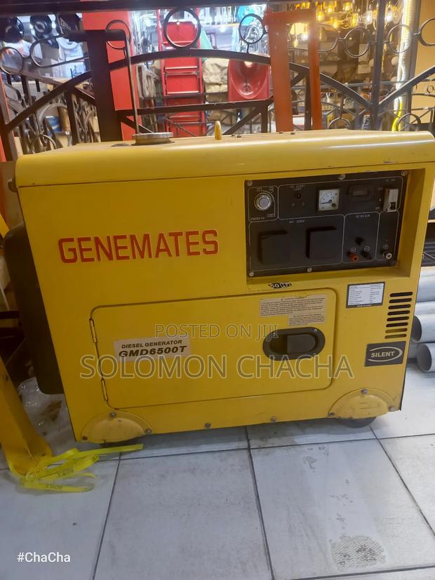 Genemates 7.5kva Slightly Used Deisel Silent Generator - main view