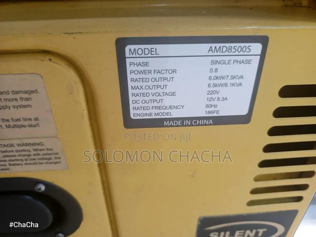 Genemates 7.5kva Slightly Used Deisel Silent Generator - thumbnail 2