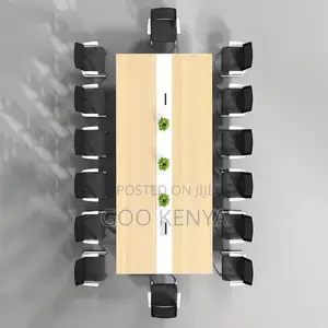 Office Table ; 2.4meters Conference Table With Charging Port