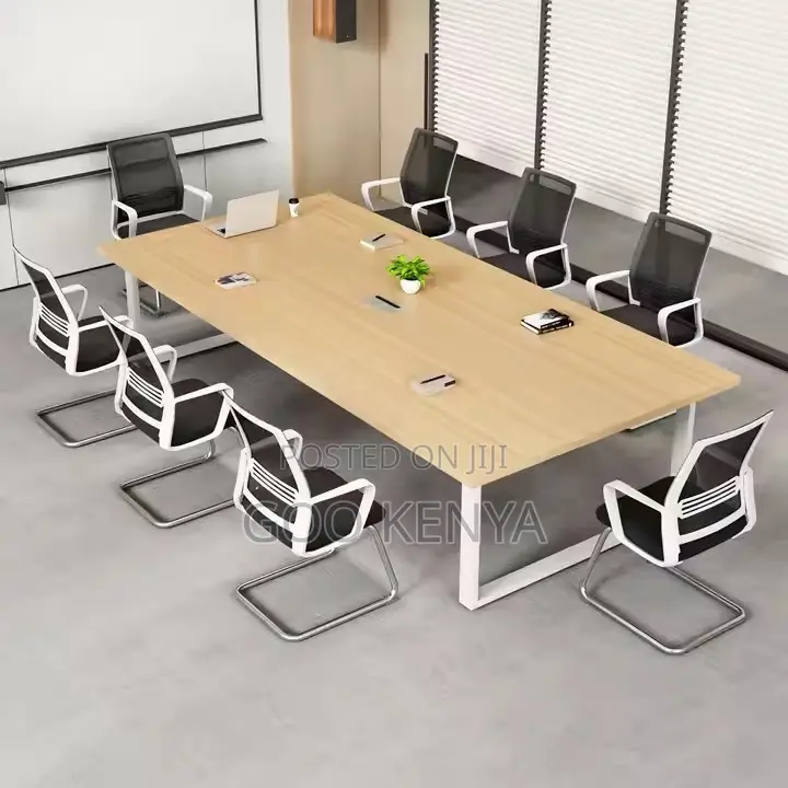 Office Table ; 2.4meters Conference Table With Charging Port