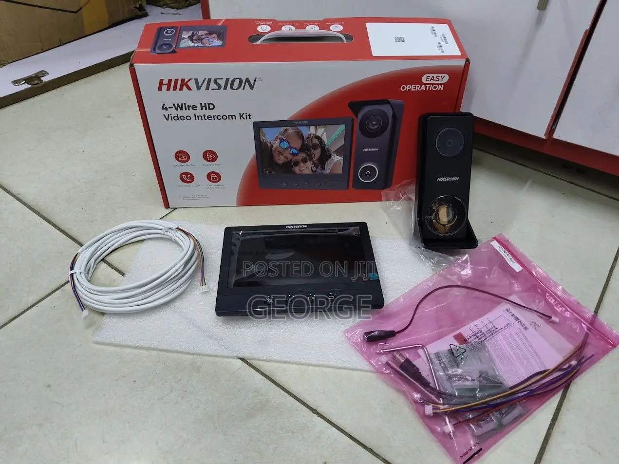 #Video Door Bell Phone 7 Inches Screen Hikvision