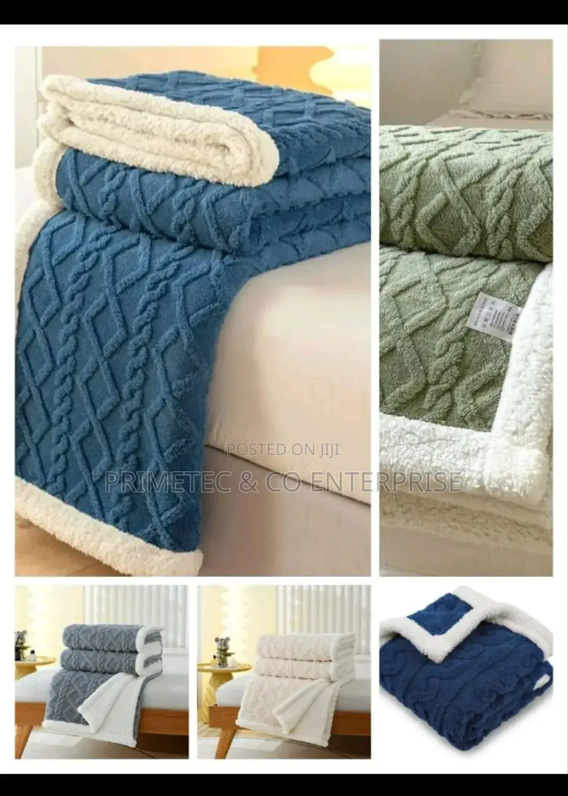 Sherpa/Fleece Throw Blankets
