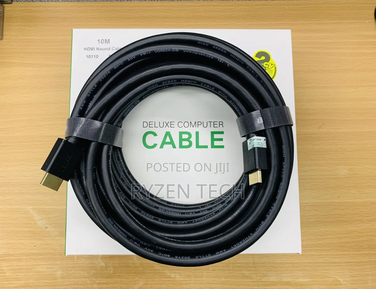 Ugreen Hdmi 1.4 Male to Male Cable Black 15m