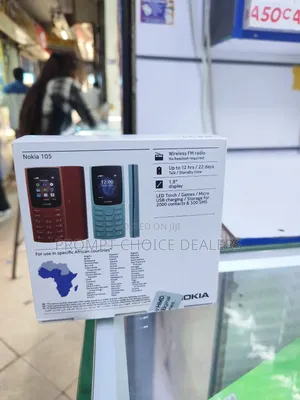 New Nokia 105 4G Black