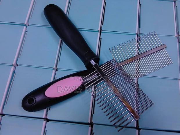 Double Sided Stainless Steel Round Teeth Combs for Grooming - main view