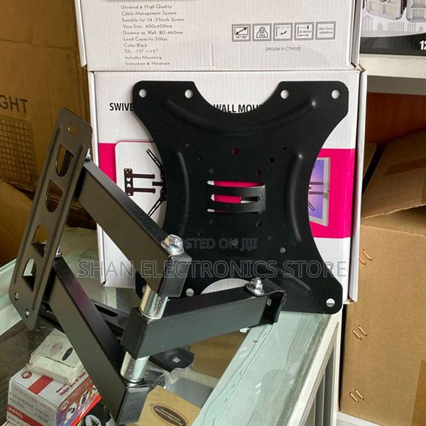 Rotating Fixed – Swivel Wall Black Quality Product 14′′-55′′ - main view