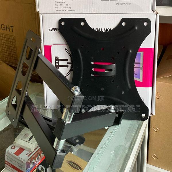 Universal 14-55 Inch Single Arm Tilt Swivel Tv Wall Bracket