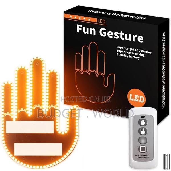 Car Finger Light With Remote Control