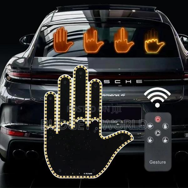 Gesture Led Hand Sign for Car - Avoid Incidents