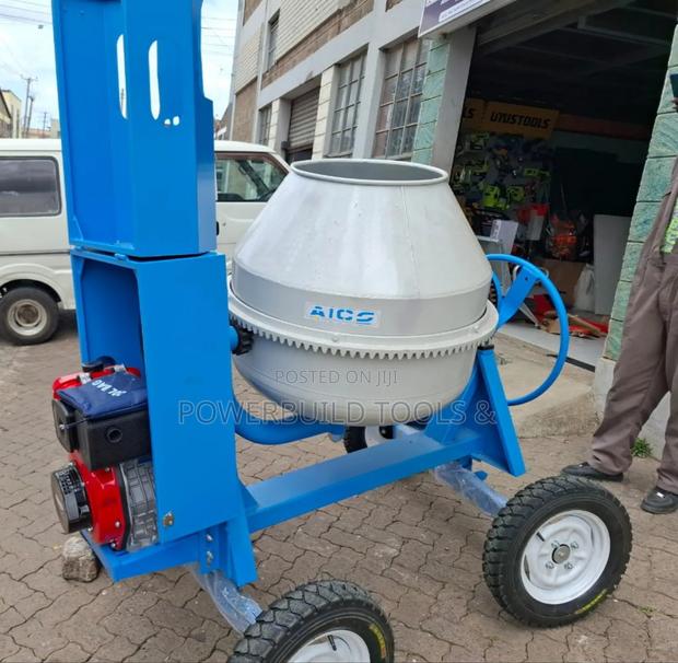 Aico Ac501 Concrete Mixer 500l Diesel Powered