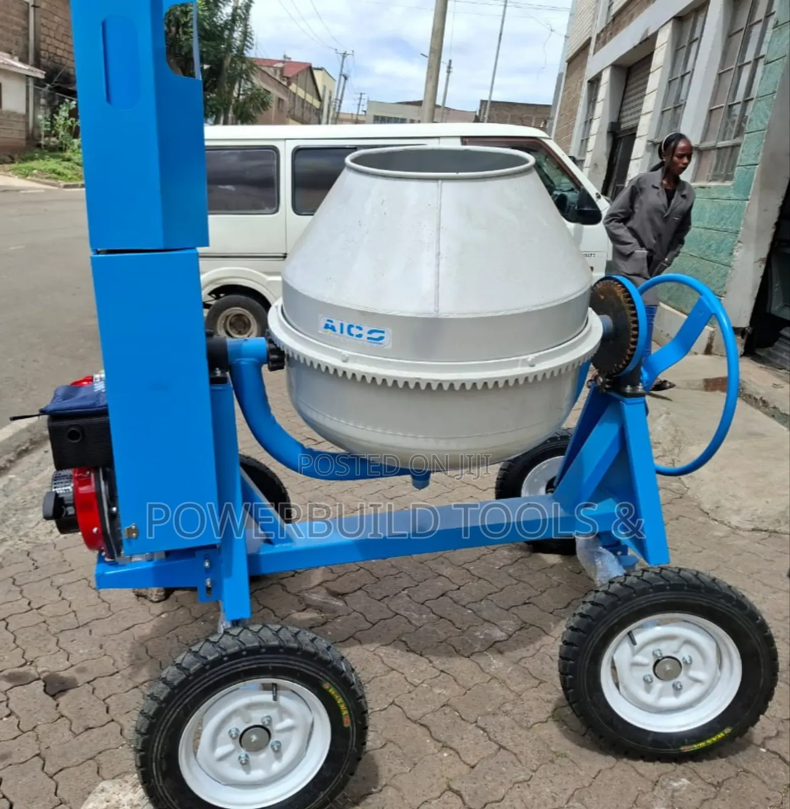 Aico Ac501 Concrete Mixer 500l Diesel Powered