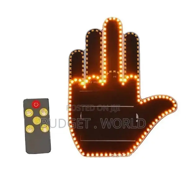 Led Hand Gestures - Car Finger Light With Remote