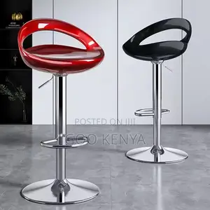 Home Chairs ; Plastic High Swivel Bar Chairs