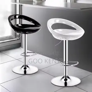 Home Chairs ; Plastic High Swivel Bar Chairs