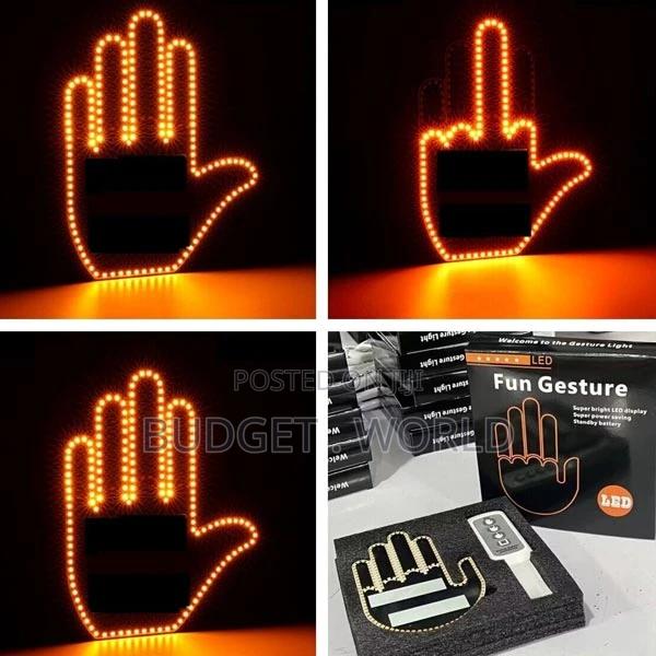 Road Rage Hand Lights Led Sign Suitable for All Vehicles