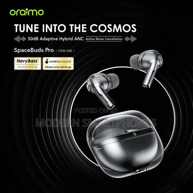 Oraimo Spacebuds Pro Hybrid Anc True Bluetooth Earbuds