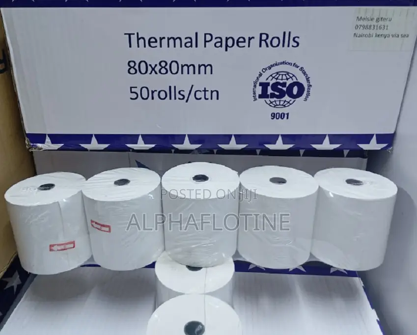 : 79mm X 80mm X 13mm 50 Rolls Per Box