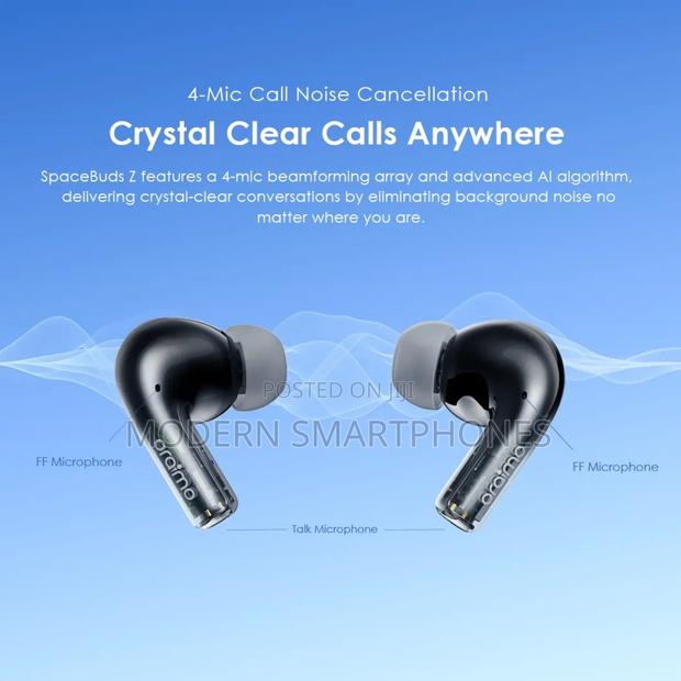 Oraimo Spacebuds Z Anc True Wireless Earbuds Spatial Audio - thumbnail 2