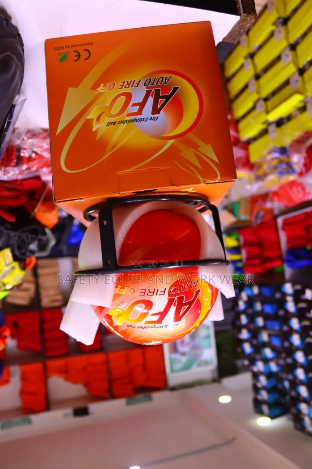 Fire Ballons Extinguisher With Automatic Activation System