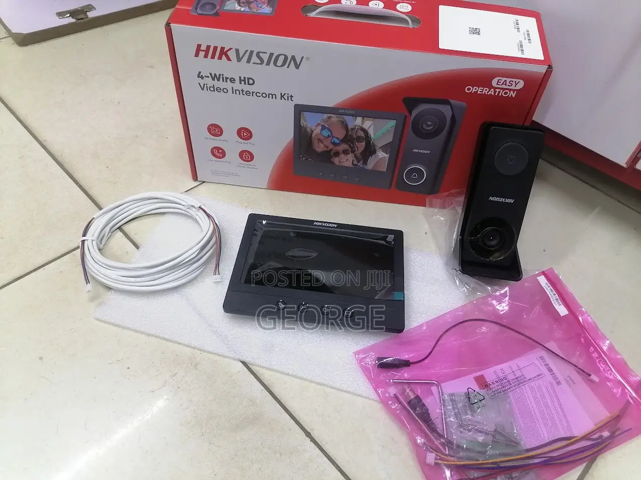 Best Highquality Hikvision 7 Inches Video Door Phone/Bell