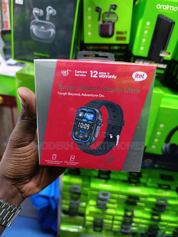 Itel Storm Ultra Isw-023 Display Scratch Proof Smart Watch