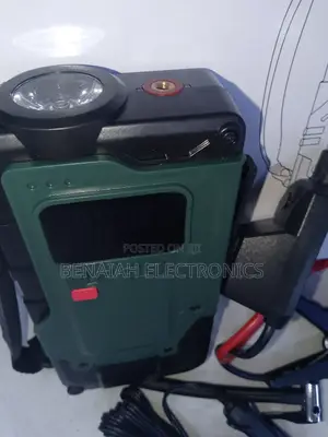 Portable Car Jump Starter With Inflator Torch Phone Charger