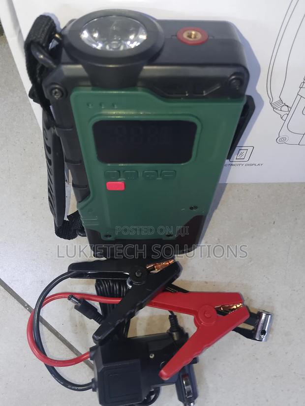 Portable Car Jump Starter With Inflator Torch Phone Charger - main view