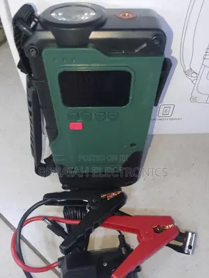 Great Car Jump Starter With Inflator Torch , Phone Charger