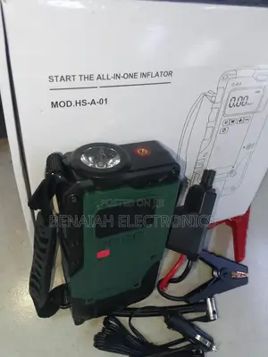 Great Car Jump Starter With Inflator Torch , Phone Charger