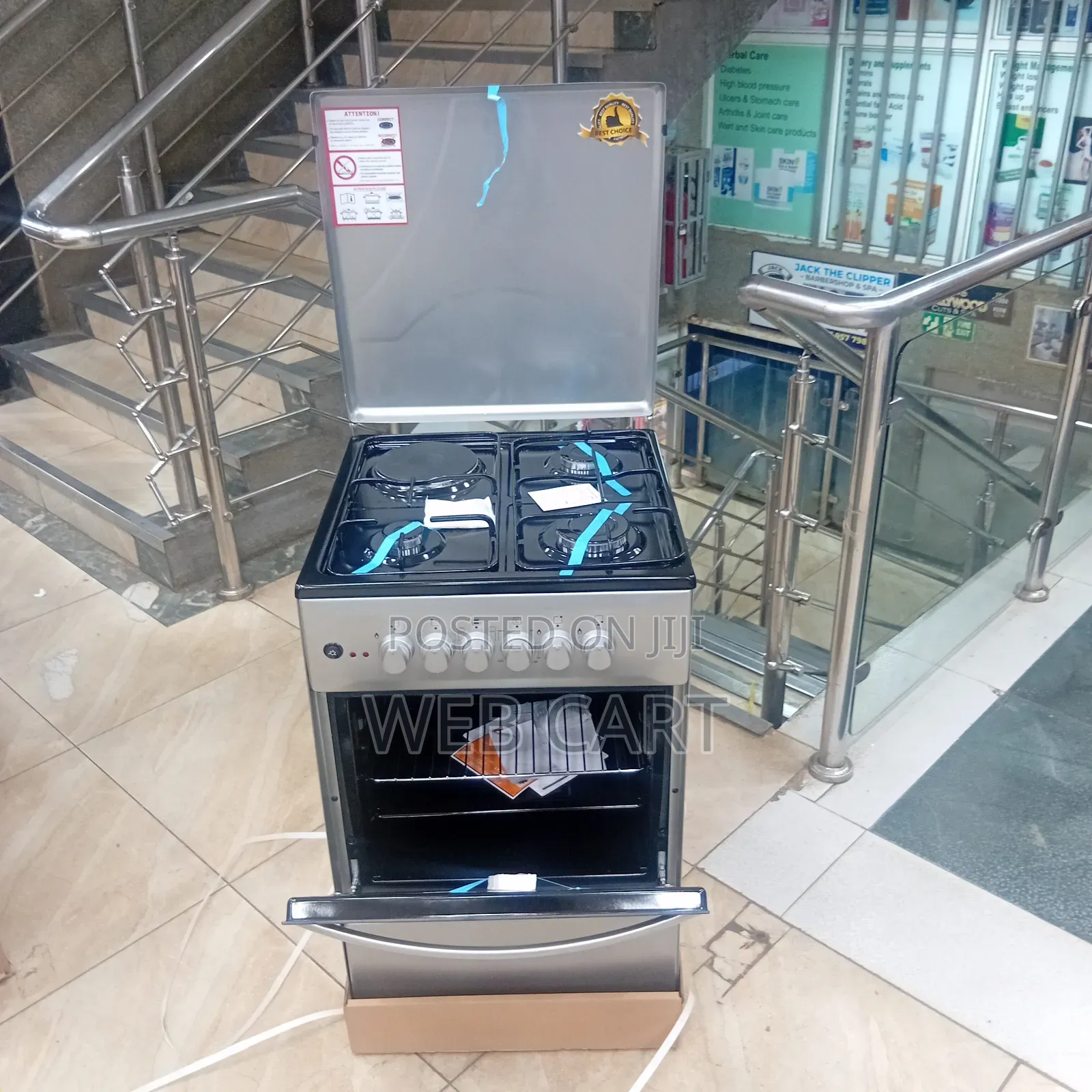 50×50 Von 3+1 Standing Cooker
