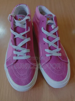 Ladies Pink Canvas Shoes