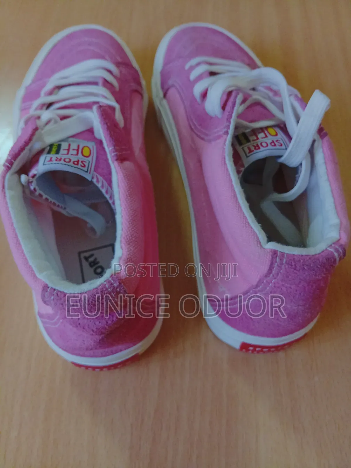 Ladies Pink Canvas Shoes