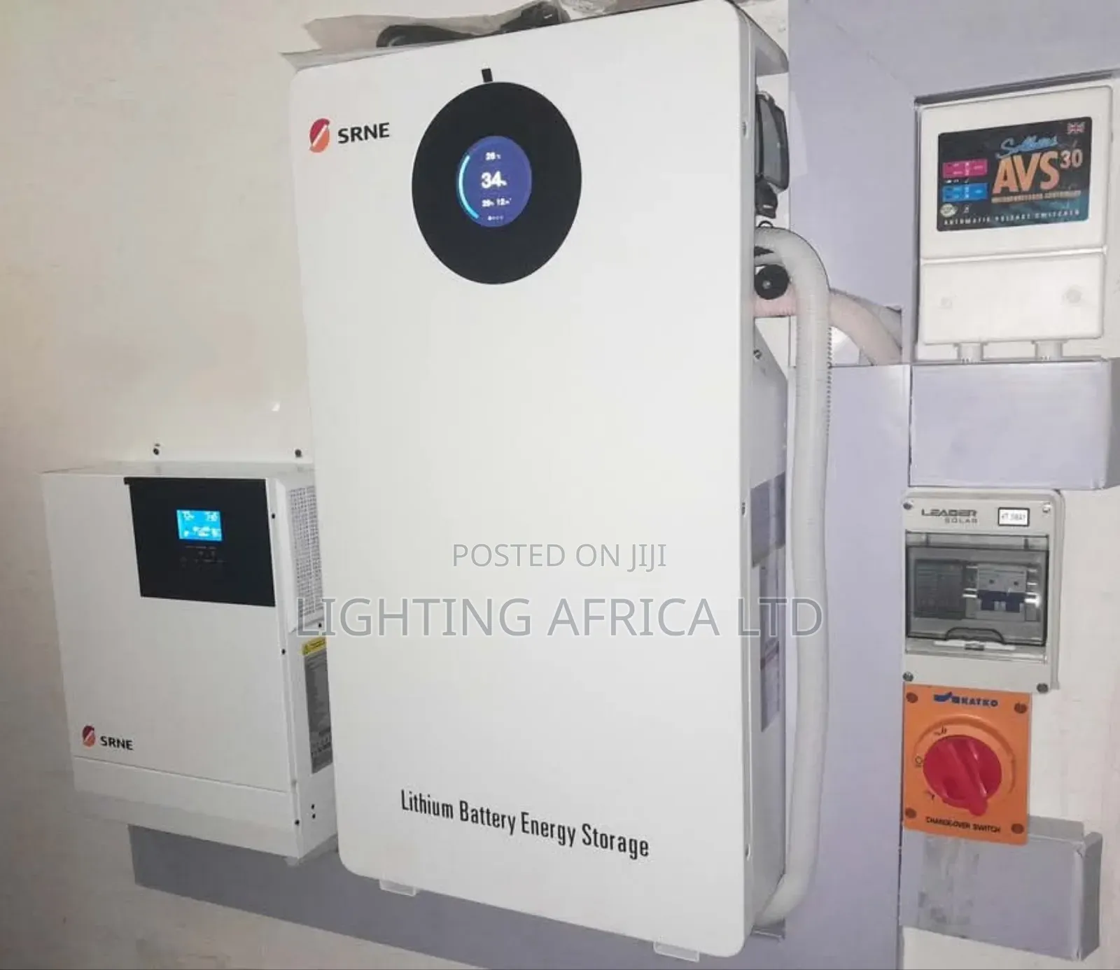 Srne 5.5kva - 5.12kwh Kit -(6)615w Solar Free Installation Transport